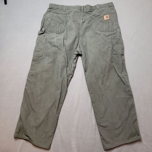 Carhartt Pants Men's B11 MOS Duck Canvas Carpenter Work Pants Sz 46 - Picture 2 of 14
